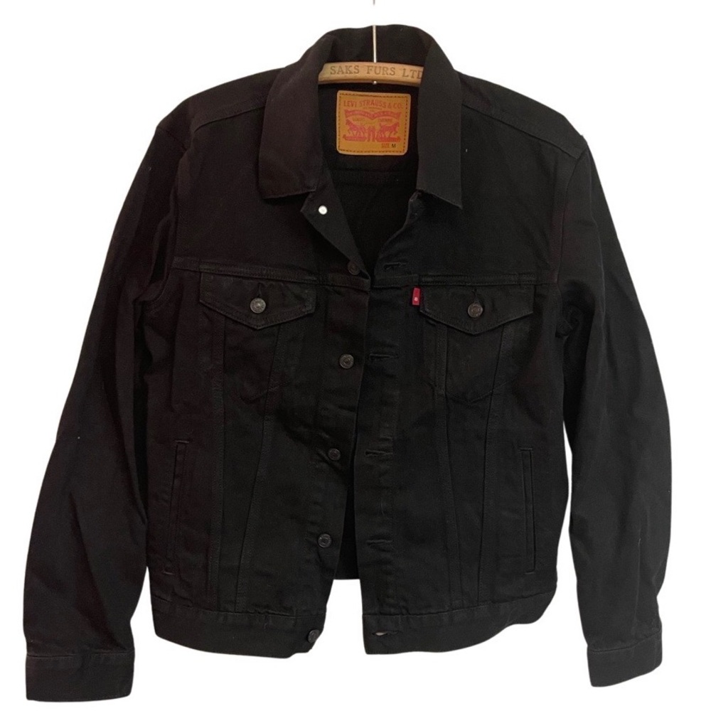 Mens Levis black Jean jacket